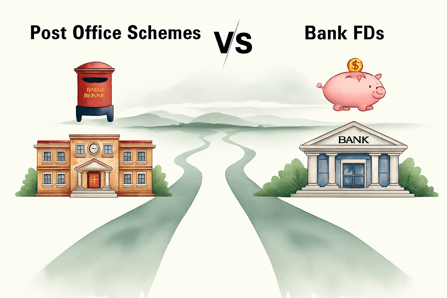 Post Office Schemes vs Bank FDs: Which Investment Offers Better Returns in 2025?