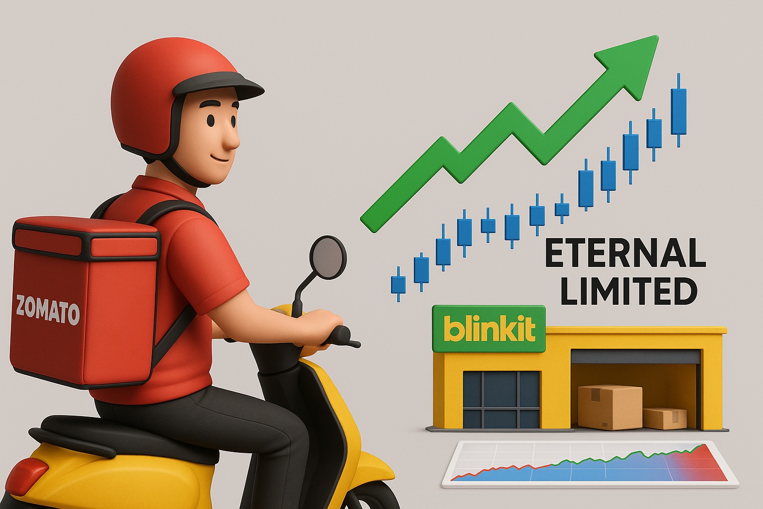 Zomato Parent Eternal Surpasses ₹3.16 Trillion Market Cap Overtaking ONGC and Adani Ports