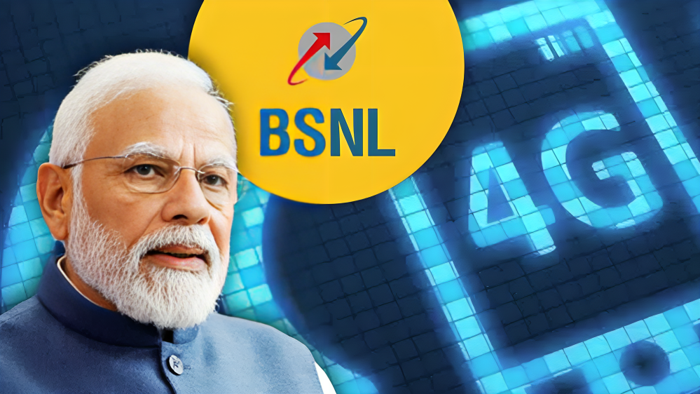 PM Modi Launches BSNL’s Swadeshi 4G Network with ₹37,000 Crore Tower Rollout