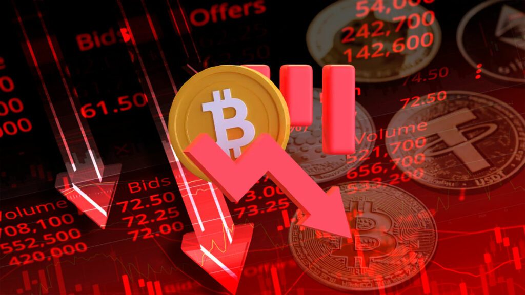 Crypto Market Suffers Over 6 Billion Dollar Liquidations as Bitcoin Falls Sharply